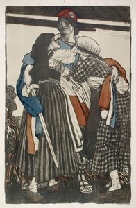 Elzász-Lotaringia visszacsatolása Franciaországhoz, 1917 (litográfia)